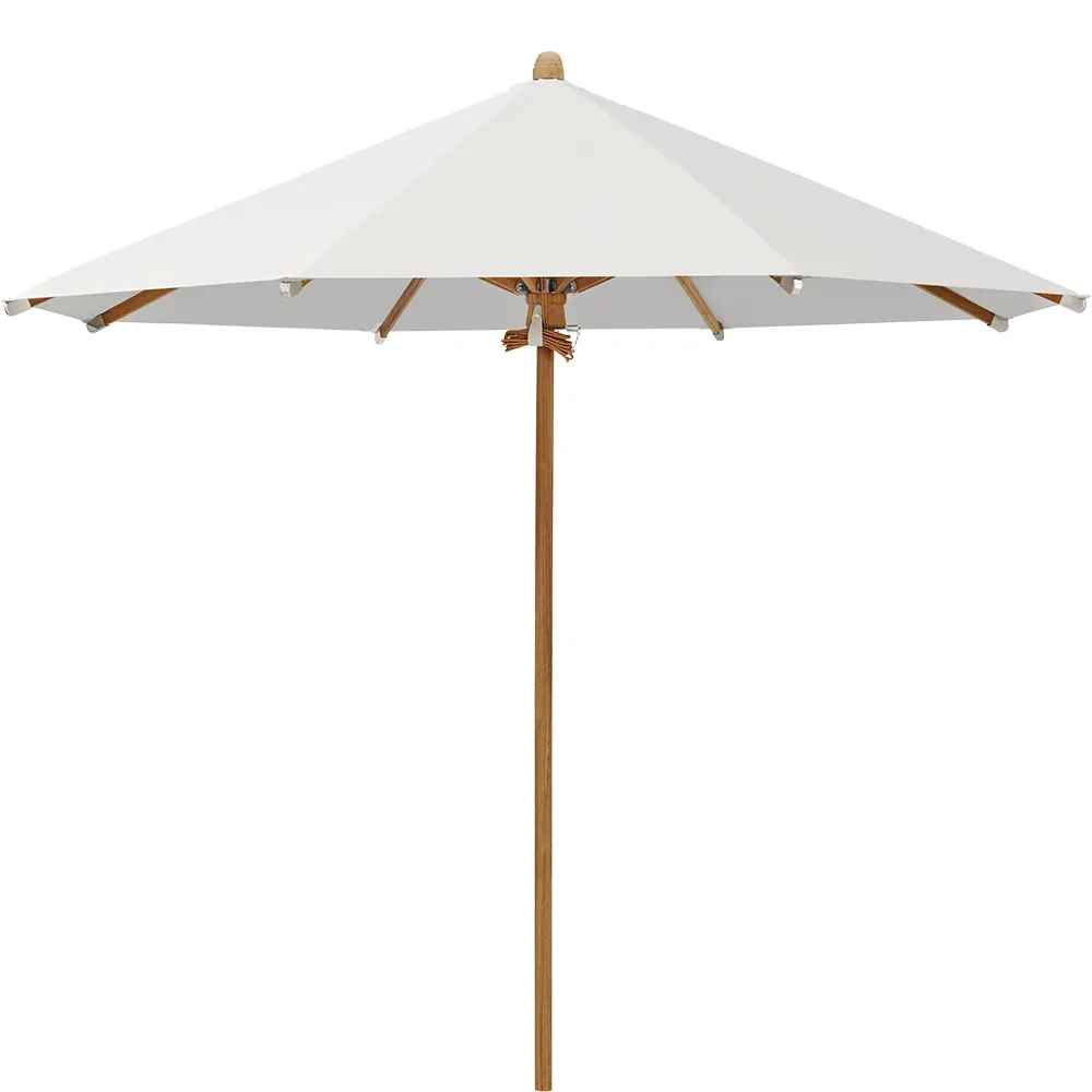 Glatz Teakwood parasol 300 cm Kat.5 665 Chrome