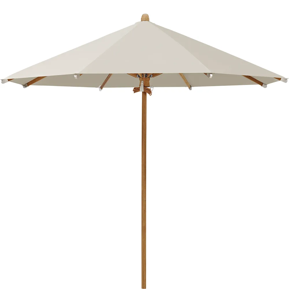 Glatz Teakwood parasol 300 cm Kat.5 527 Urban Chrome