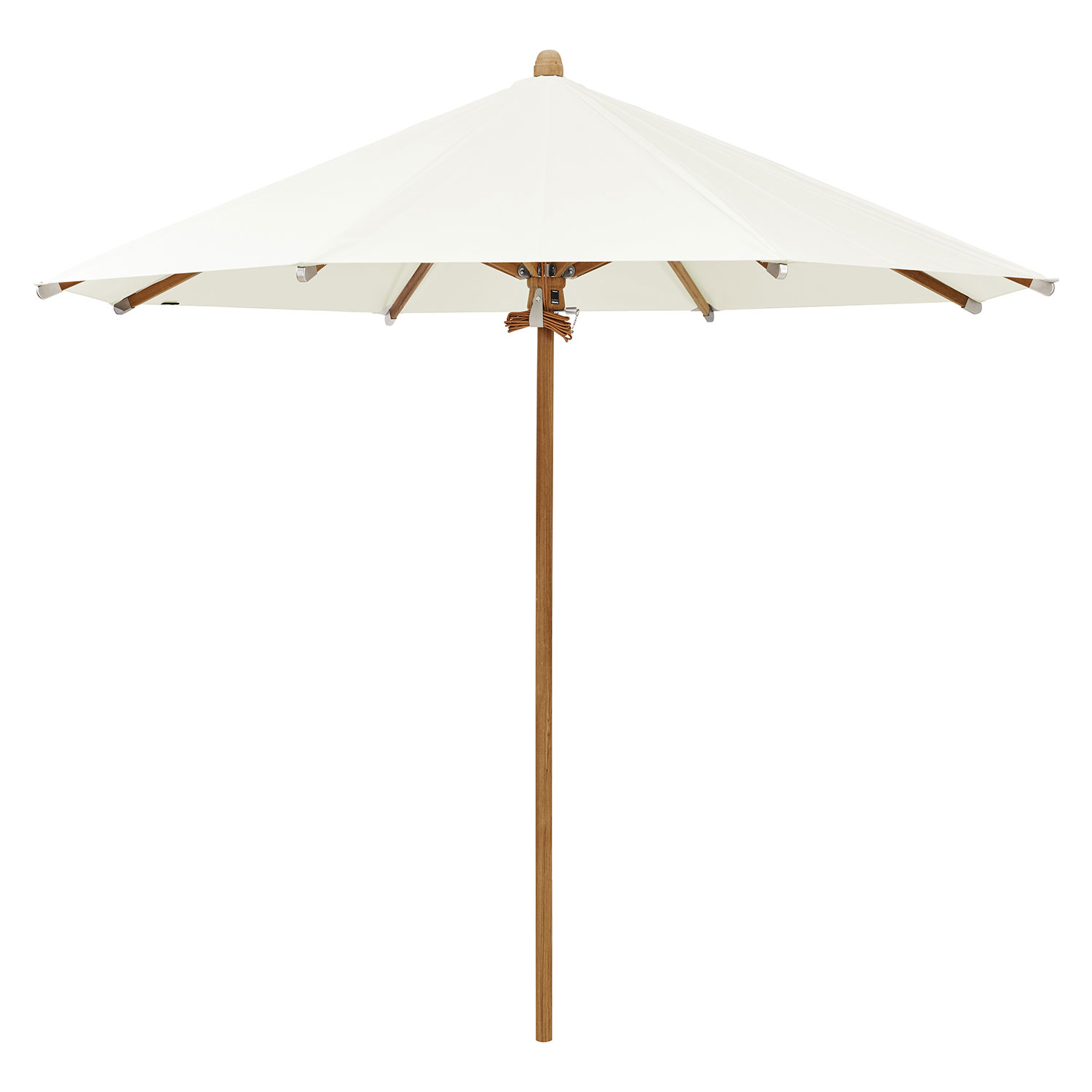 Glatz Teakwood Parasol 350 cm Kat.5 510 White Glatz