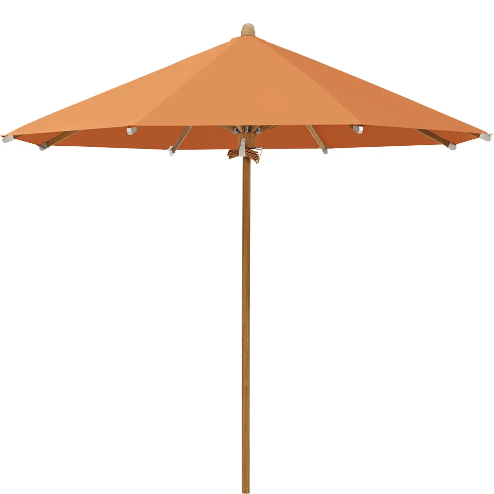 Glatz Teakwood parasol 350 cm Kat.5 802 Sienna