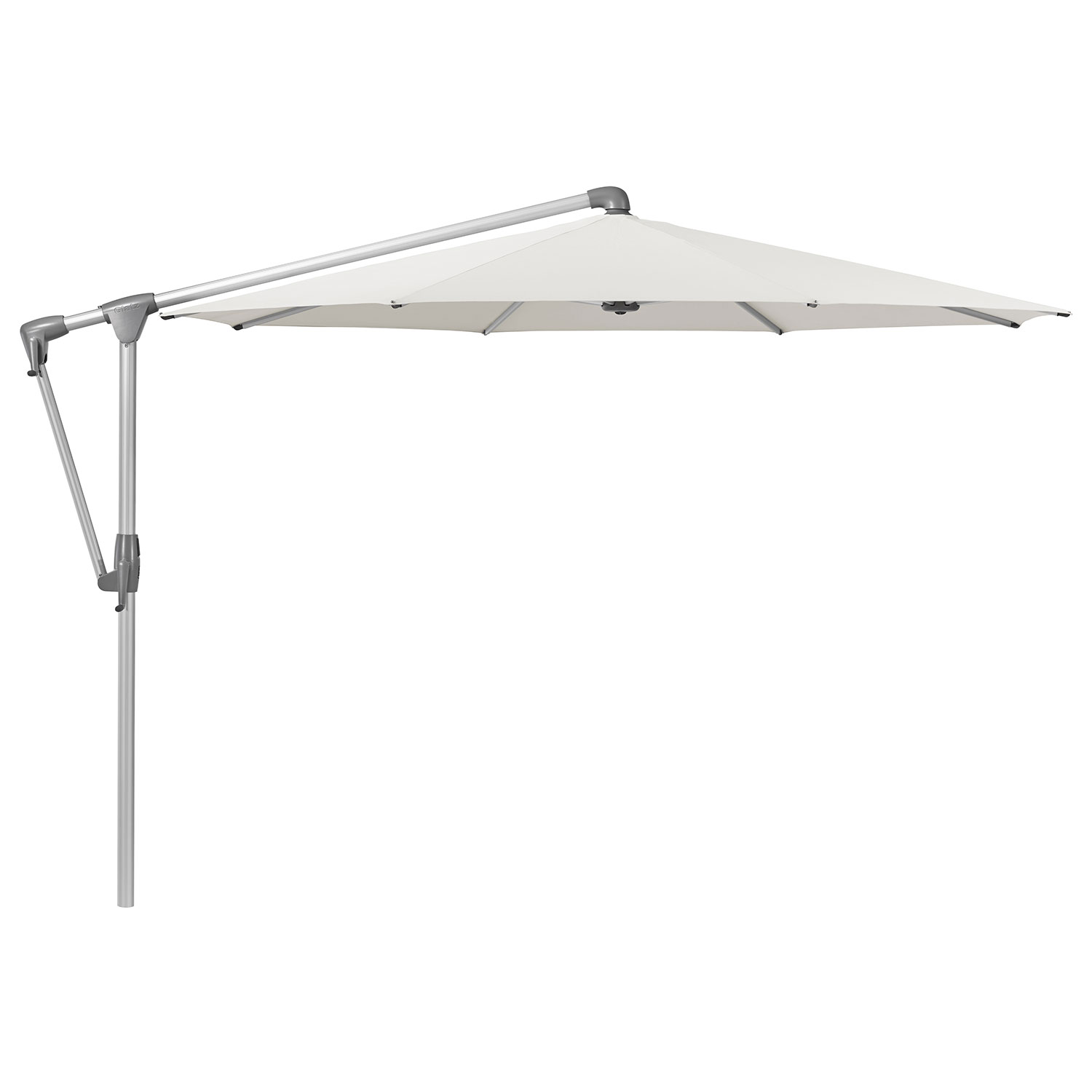 Glatz Sunwing Casa Frithængende Parasol 300 cm Kat.5 Anodiseret Alu/500 Plaster Glatz