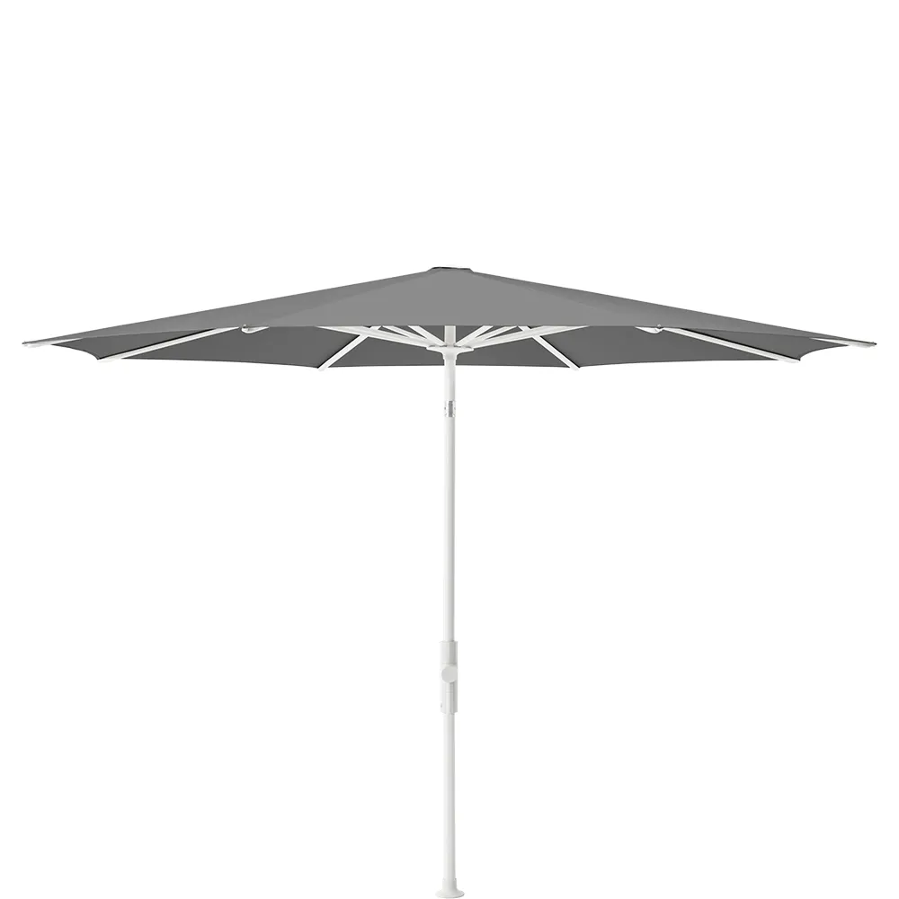 Glatz Twist 300 cm parasol matt white Kat.5 502 Thunder