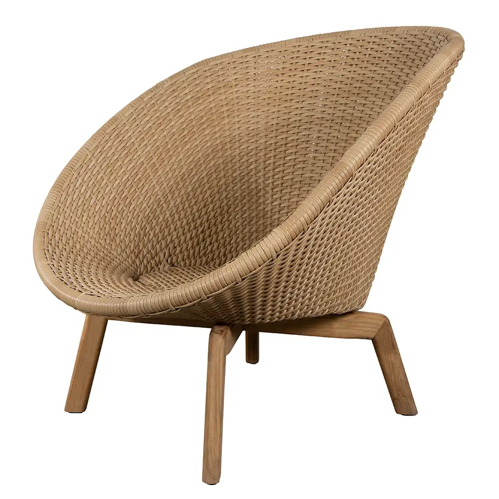 Cane-Line Peacock Loungestol Taupe