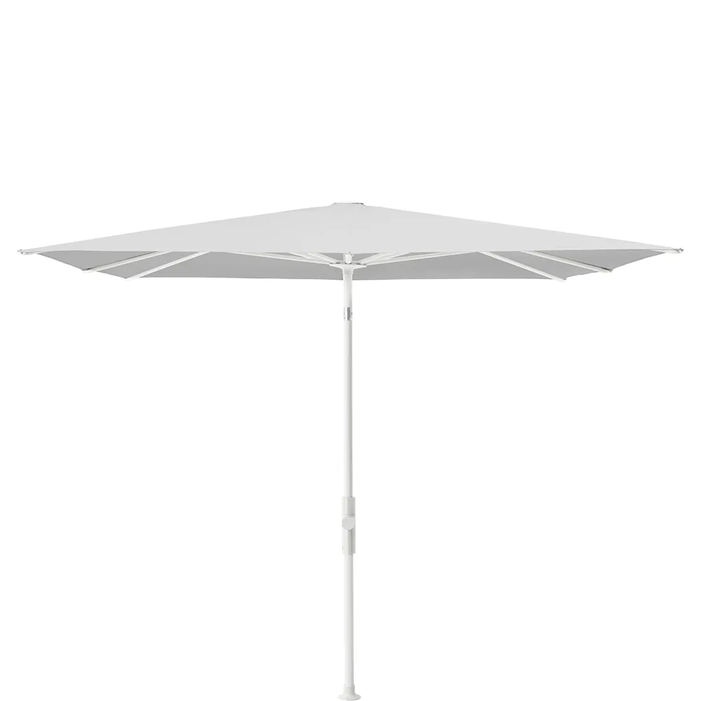 Glatz Twist parasol 240×240 cm matt white Kat.5 550 Cement