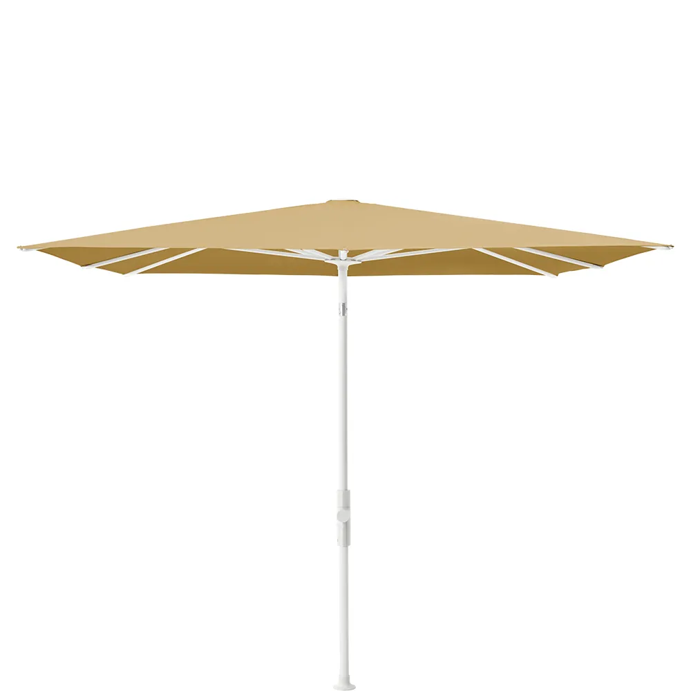 Glatz Twist parasol 240×240 cm matt white Kat.5 618 Dijon