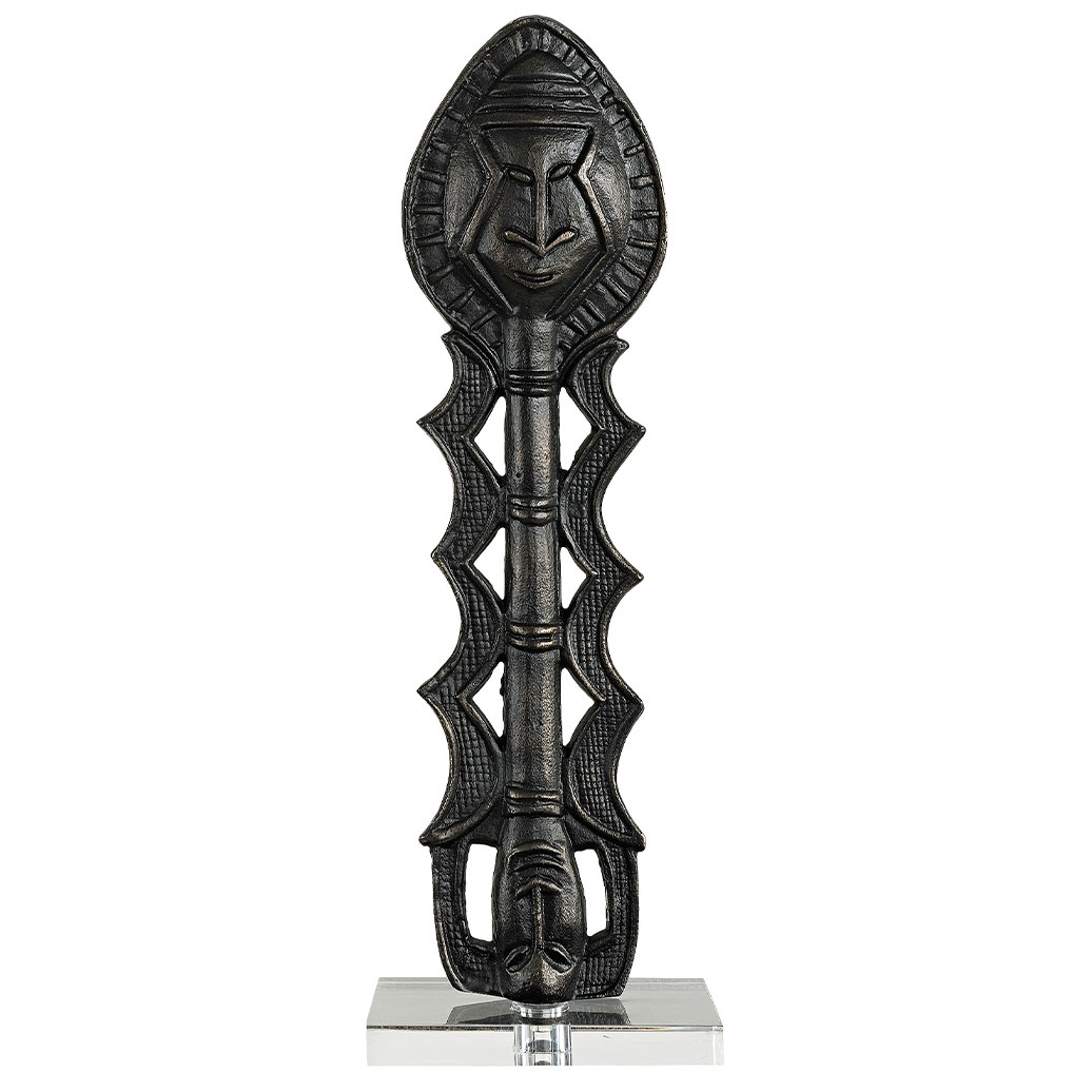 Artwood Yoruba Dekoration Antique Bronze Artwood