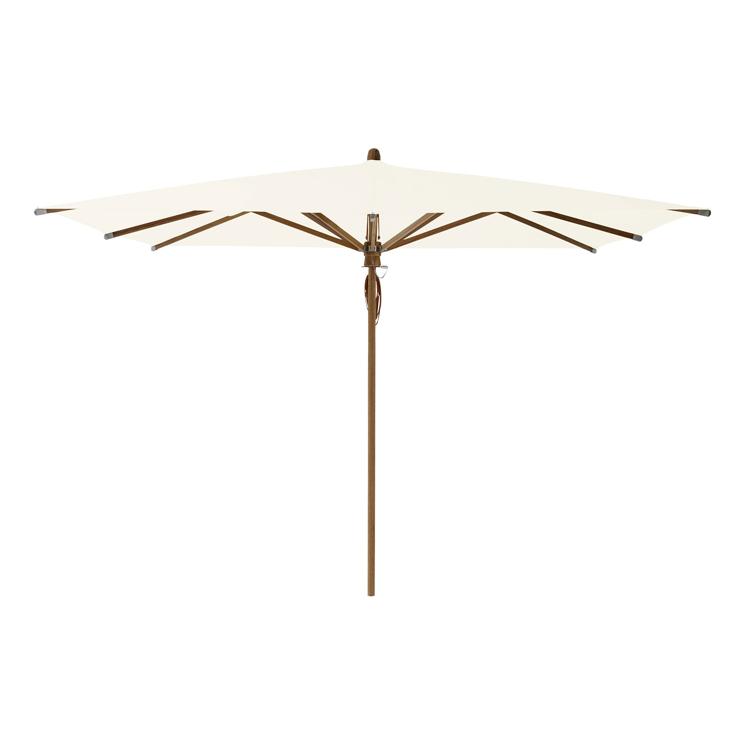 Glatz Teakwood Parasol 330×330 cm Kat.4 404 White Glatz