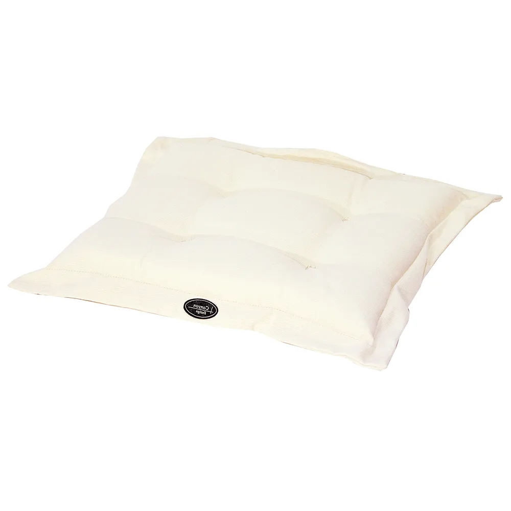 Fritab Canyon siddepude tyk 42×45 cm strukturdralon Offwhite