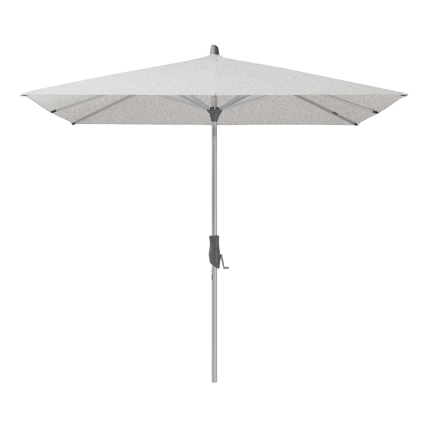 Glatz Alu-Twist Parasol 240×240 cm Kat.5 652 Silver Glatz