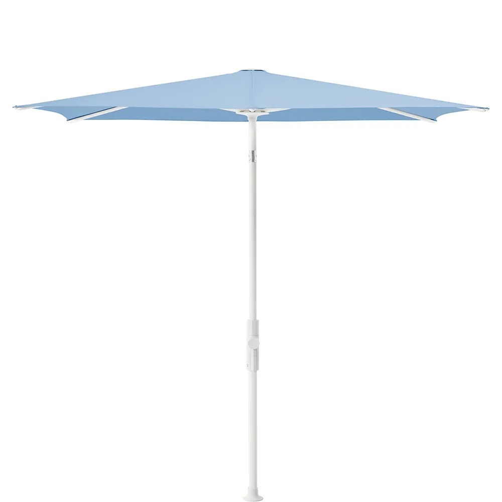 Glatz Twist parasol 250×200 cm matt white Kat.5 515 Cloud