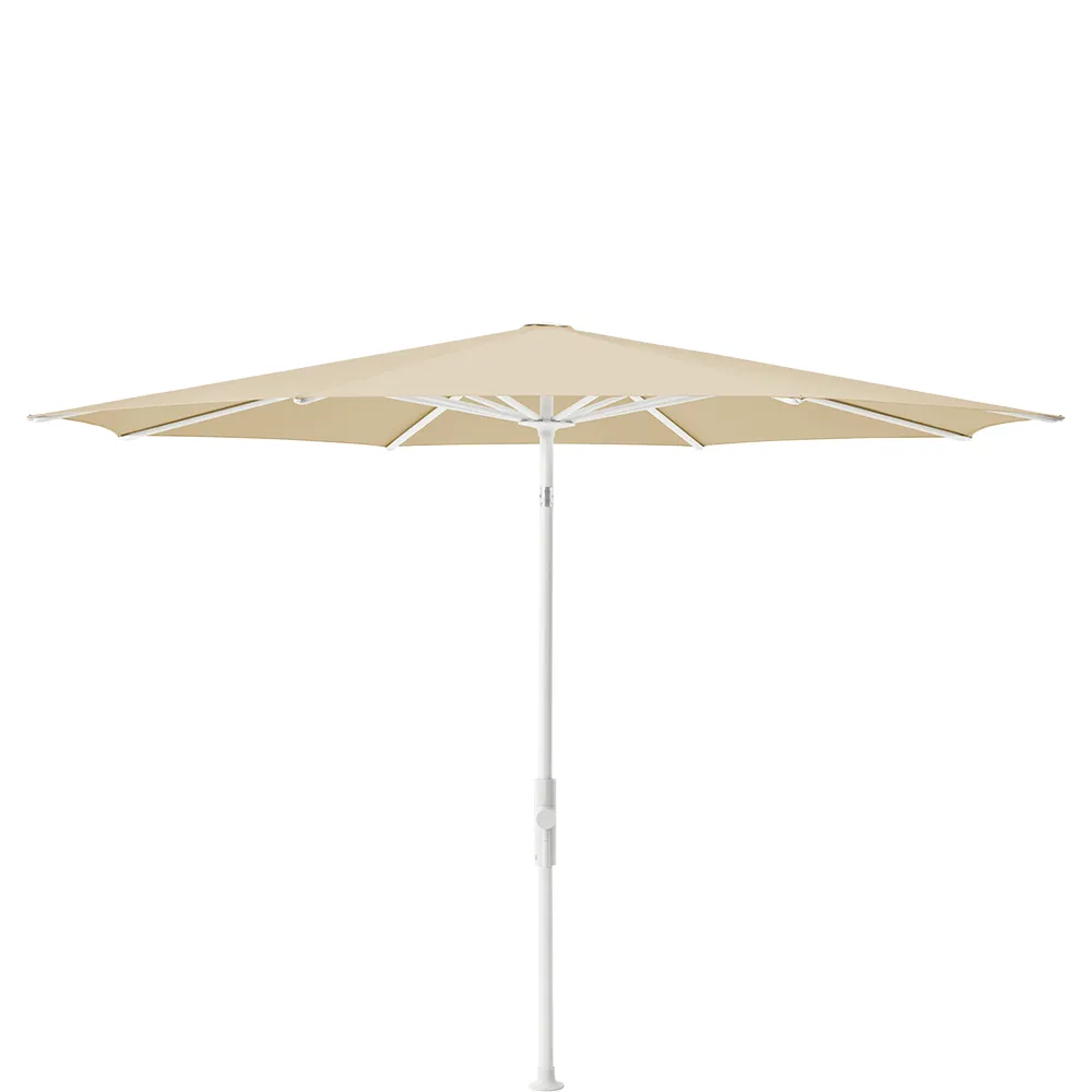 Glatz Twist 330 cm parasol matt white Kat.5 526 Bamboo