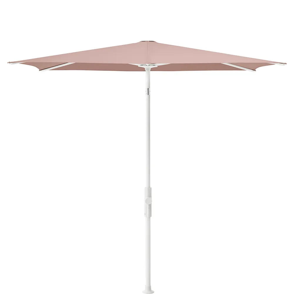 Glatz Twist parasol 250×200 cm matt white Kat.5 639 Blush