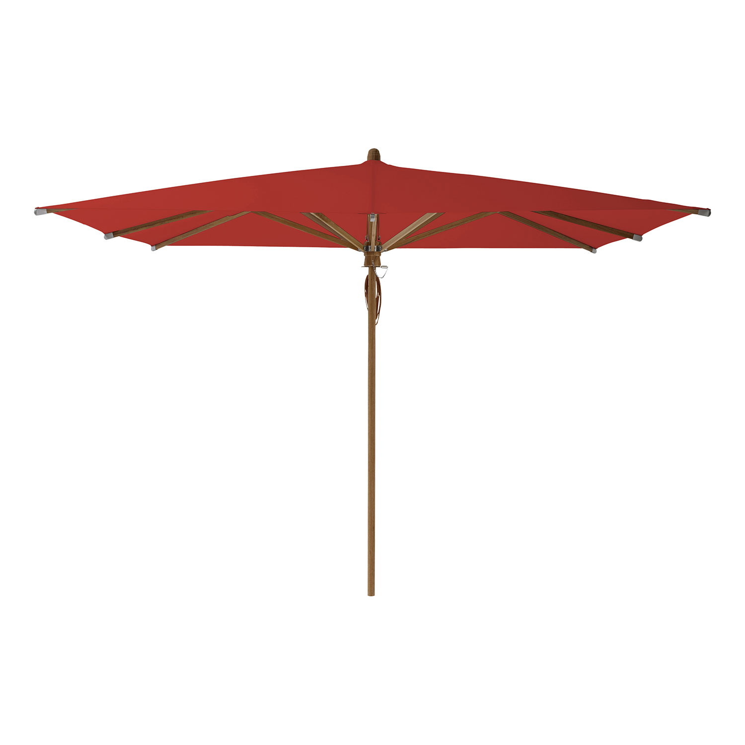 Glatz Teakwood Parasol 330×330 cm Kat.4 403 Carmine Glatz