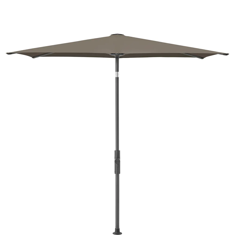 Glatz Twist parasol 250×200 cm anthracite Kat.5 611 Sandstone