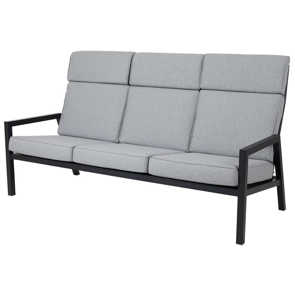 Brafab Belfort 3-pers. Sofa Høj Sort Brafab