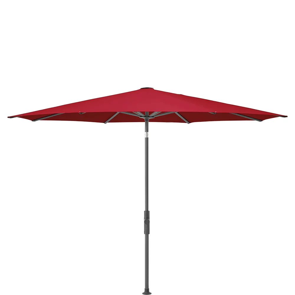 Glatz Twist parasol 300 cm anthracite Kat.5 646 Rubino