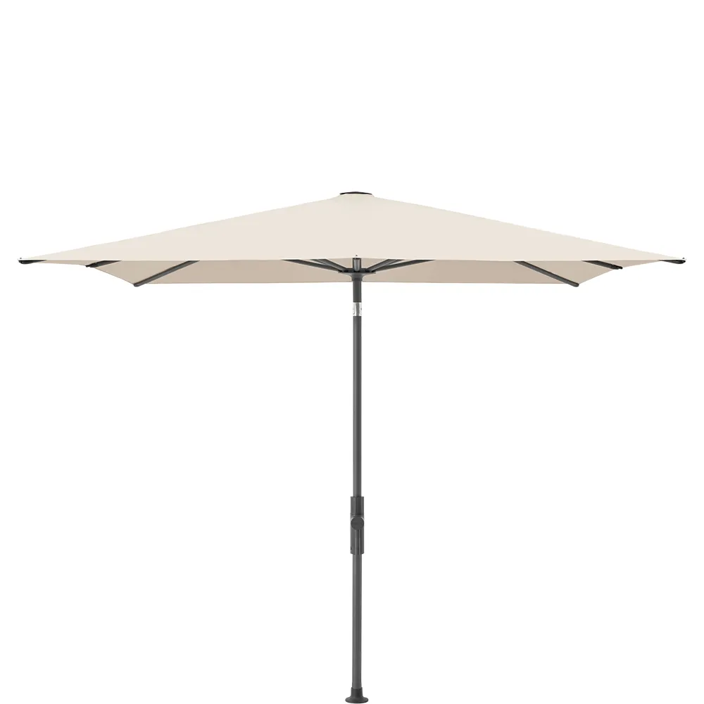 Glatz Twist parasol 240×240 cm anthracite Kat.5 523 Champagner