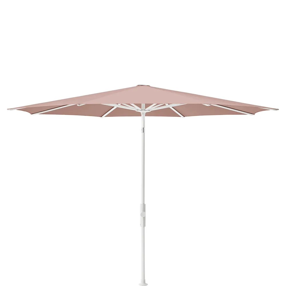 Glatz Twist 330 cm parasol matt white Kat.5 639 Blush