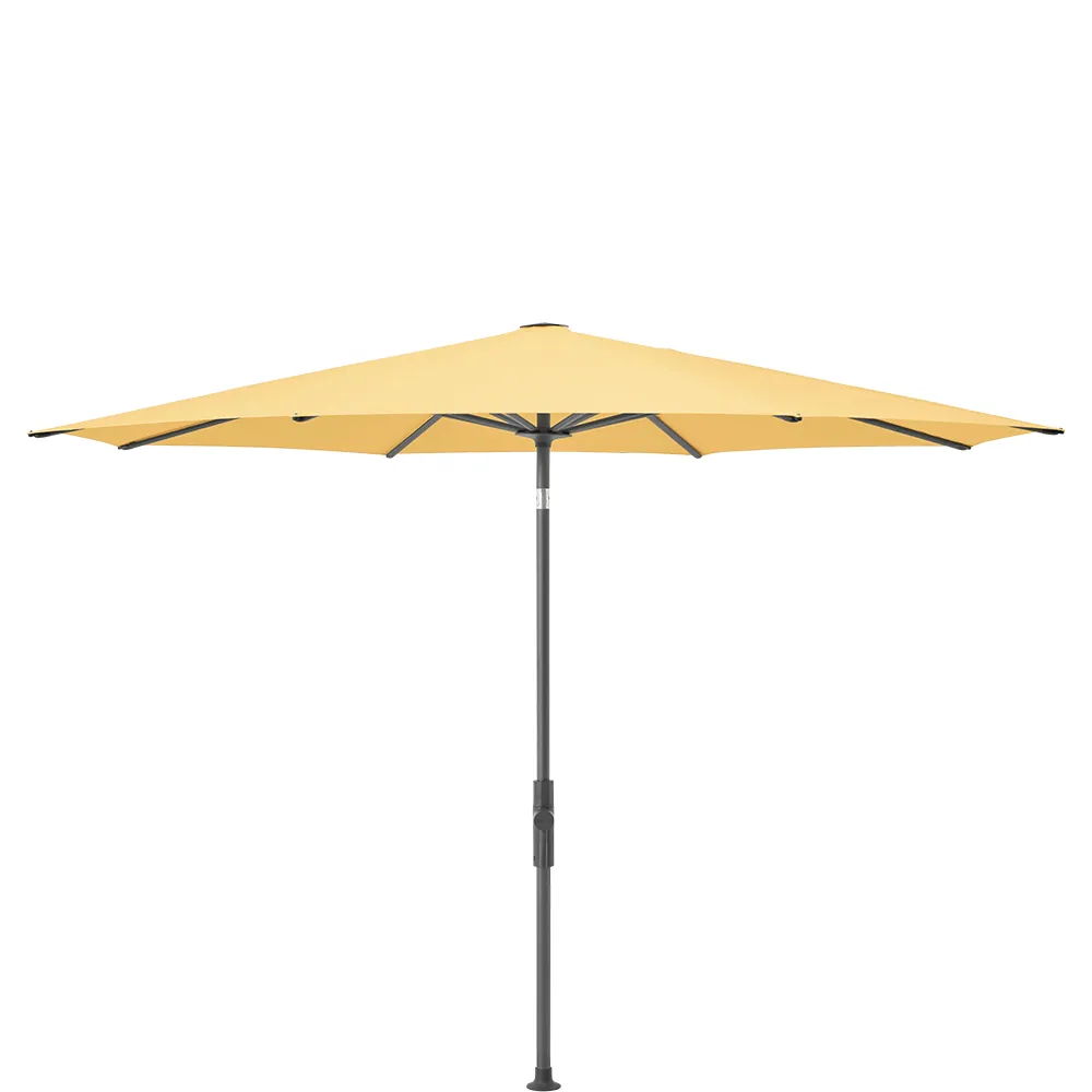 Glatz Twist parasol 330 cm anthracite Kat.4 438 Straw