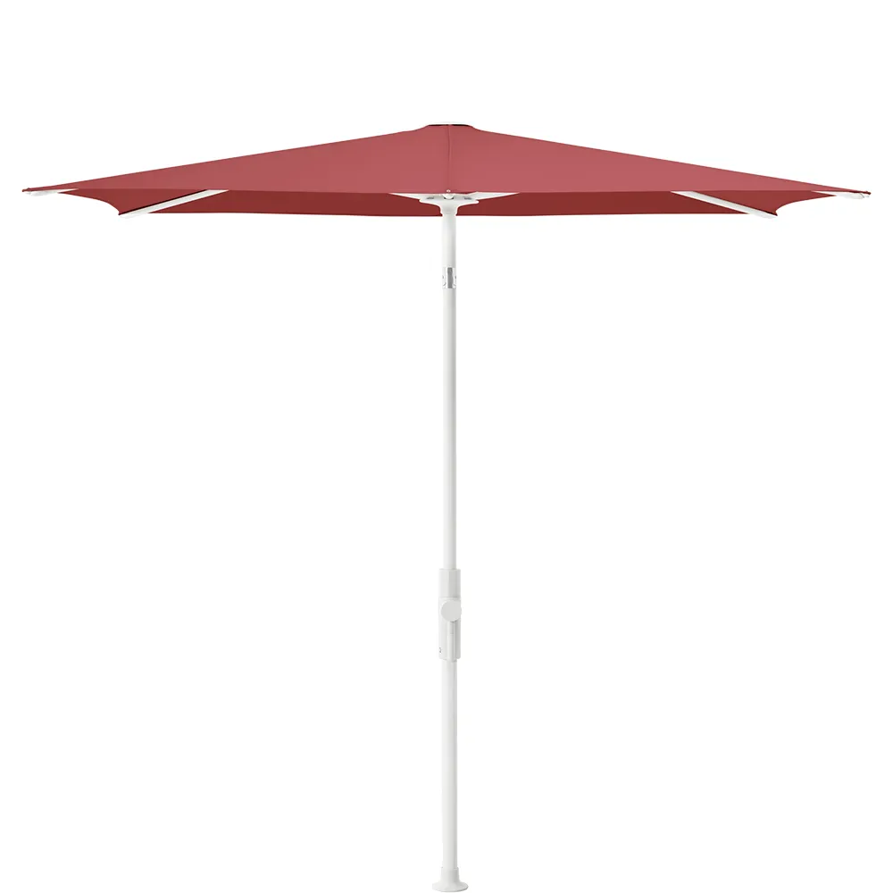 Glatz Twist parasol 210×150 cm matt white Kat.5 637 Cherry