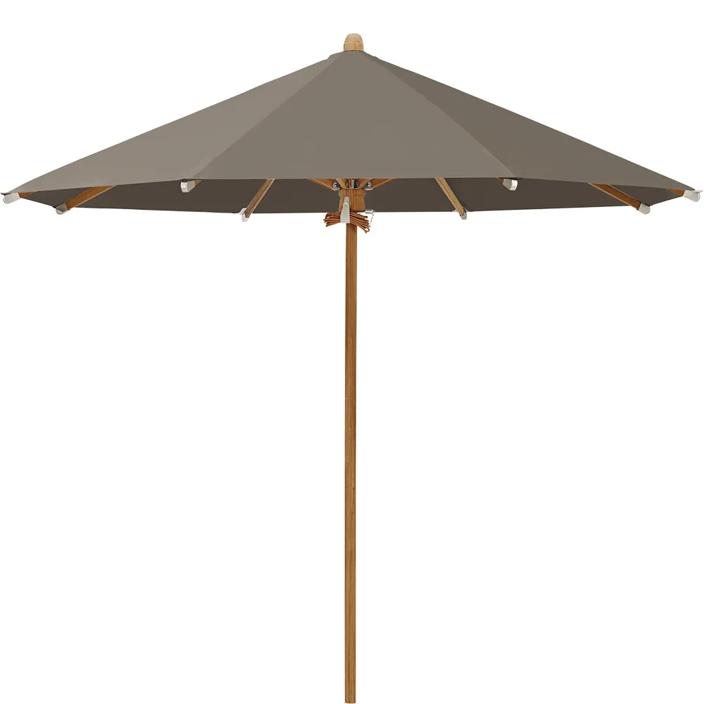 Glatz Teakwood parasol 350 cm Kat.5 611 Sandstone