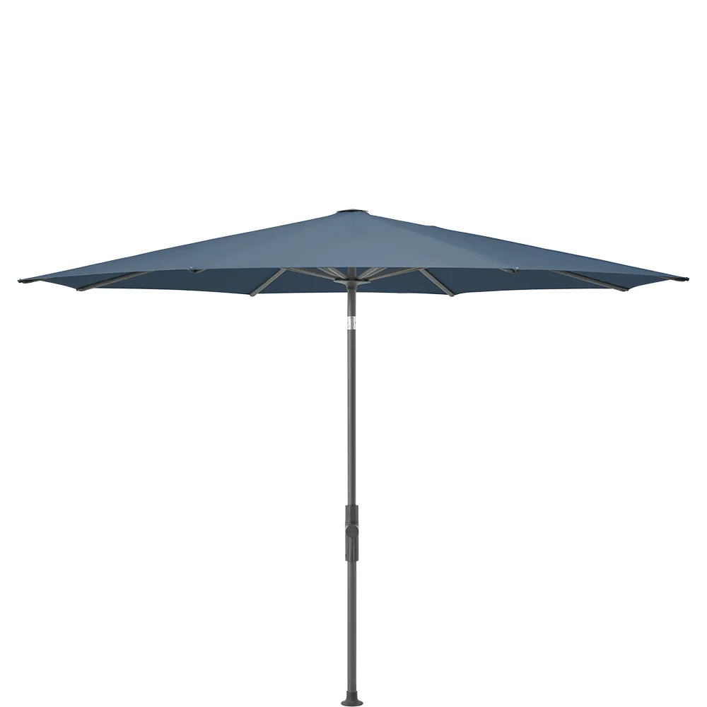 Glatz Twist parasol 330 cm anthracite Kat.5 600 Wave