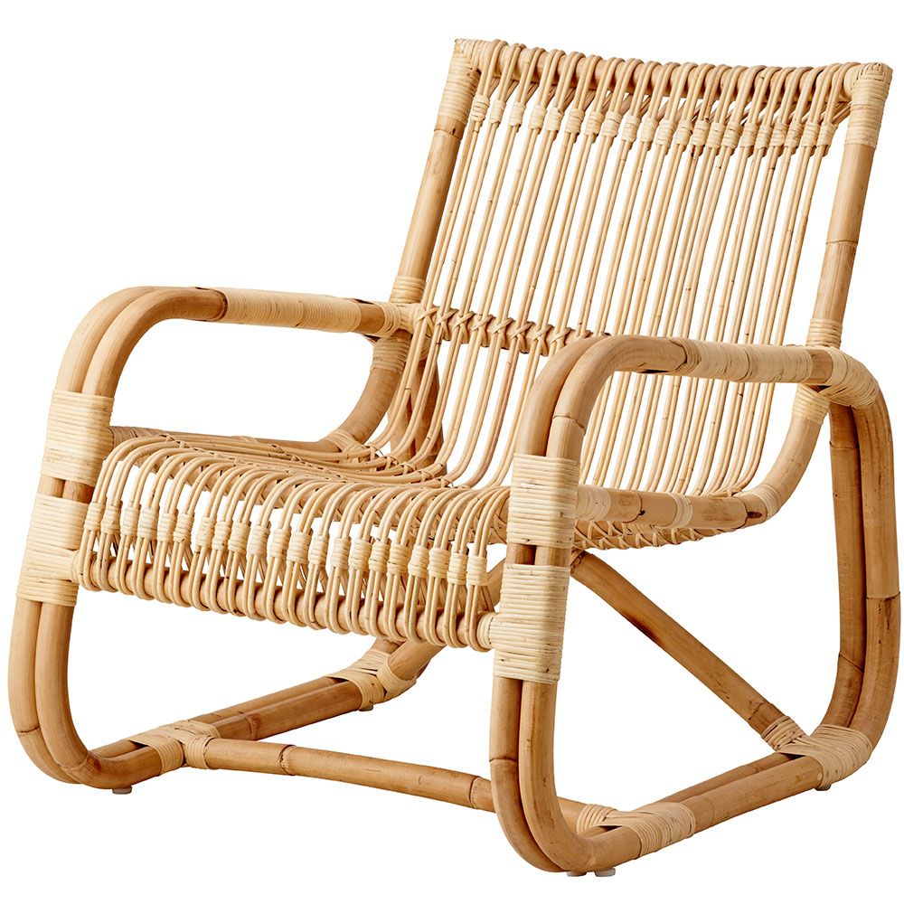 Cane-Line Curve loungestol Natur