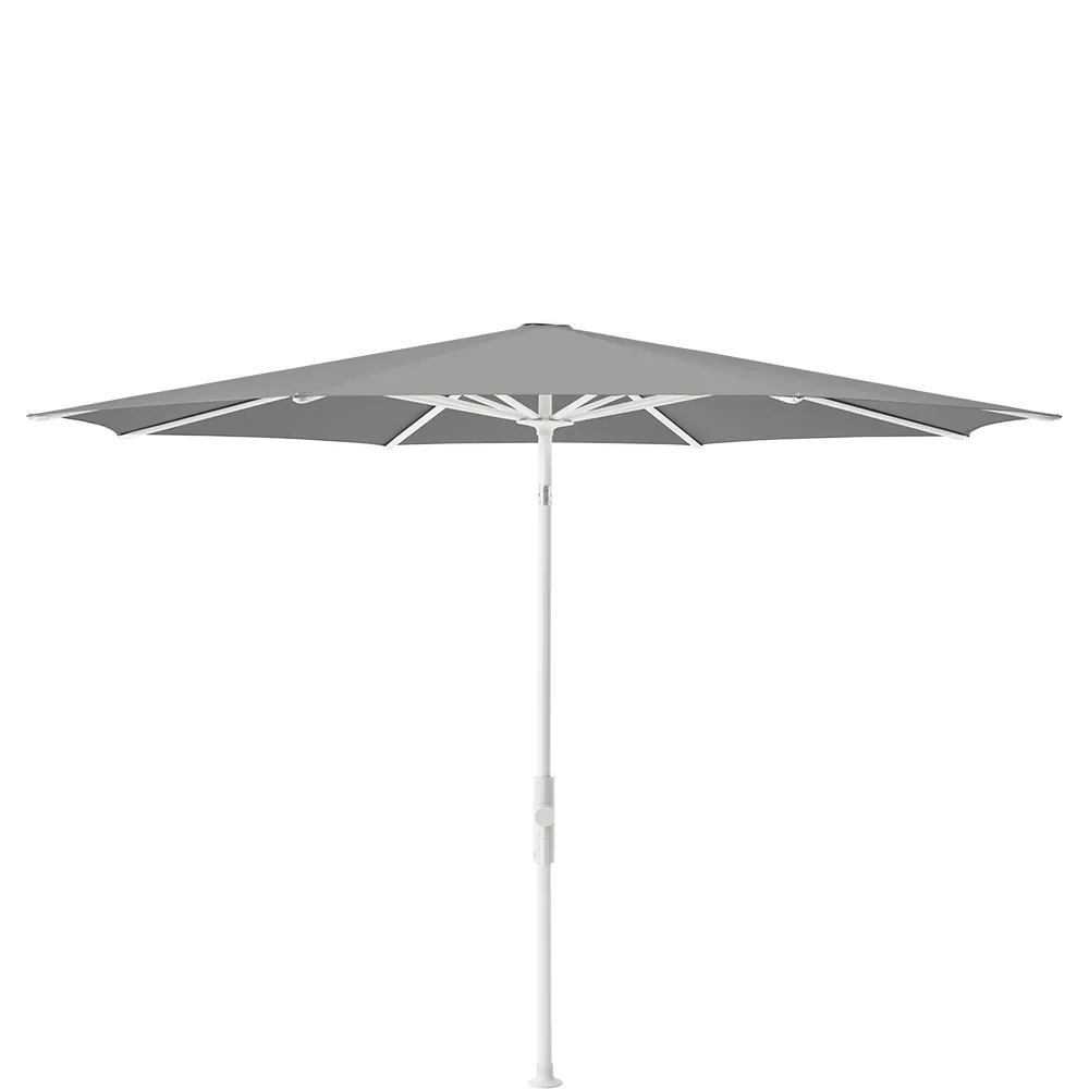 Glatz Twist 270 cm parasol matt white Kat.5 509 Slate