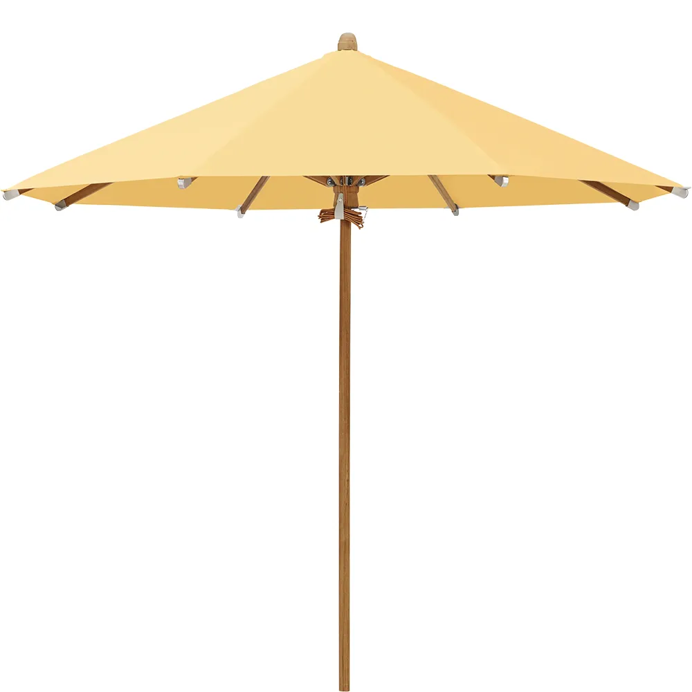Glatz Teakwood parasol 350 cm Kat.4 438 Straw
