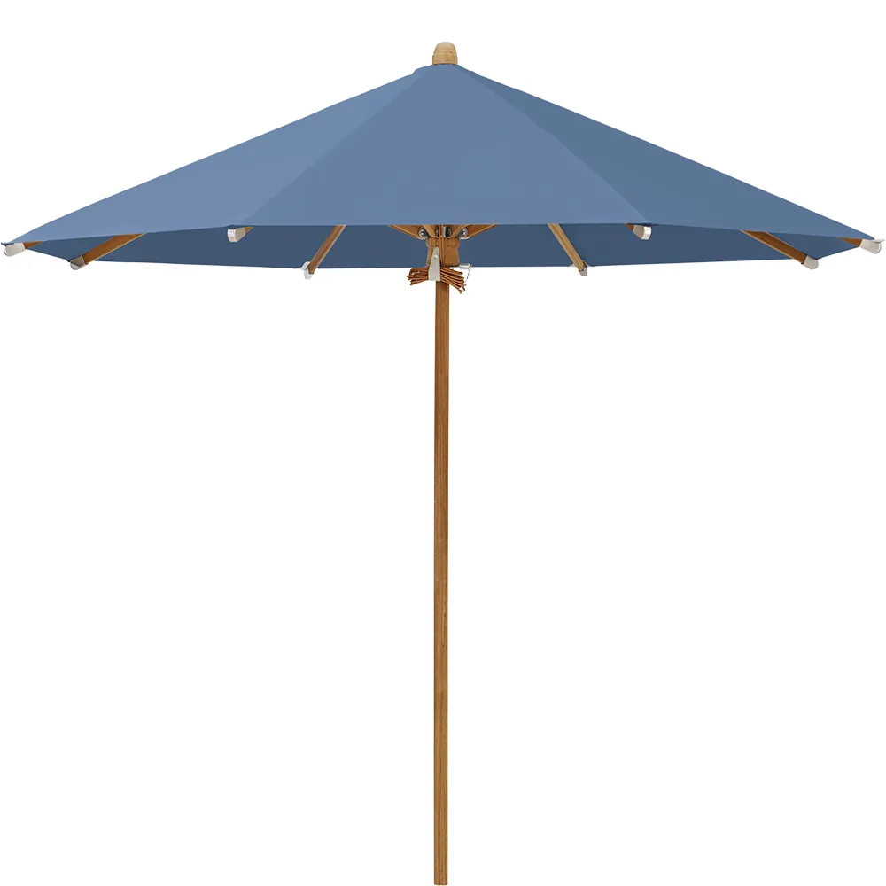 Glatz Teakwood parasol 350 cm Kat.4 418 Cobalt