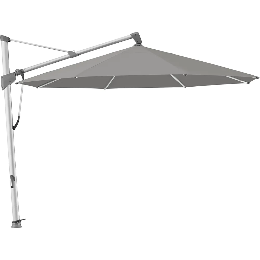 Glatz Sombrano S+ frithængende parasol 350 cm anodiseret aluminium Kat.5 684 Urban Shadow