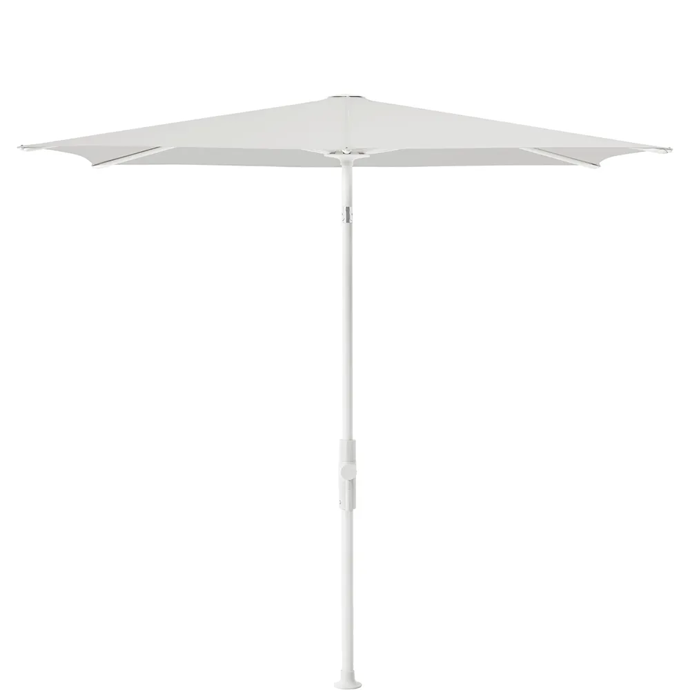 Glatz Twist parasol 210×150 cm matt white Kat.5 556 Alabaster