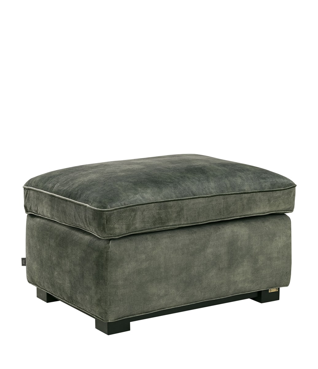 Artwood Midtown Ottoman Velvet Hunter