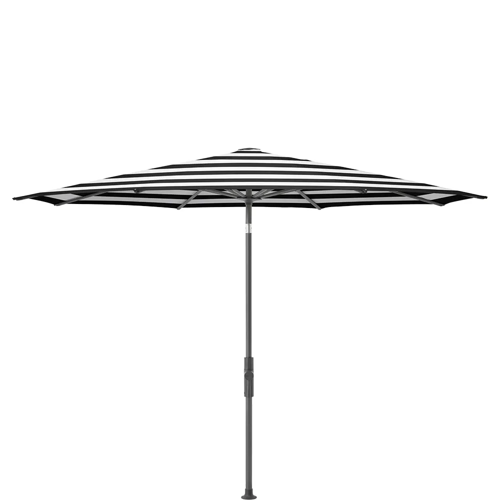 Glatz Twist parasol 330 cm anthracite Kat.5 810 Black Stripe