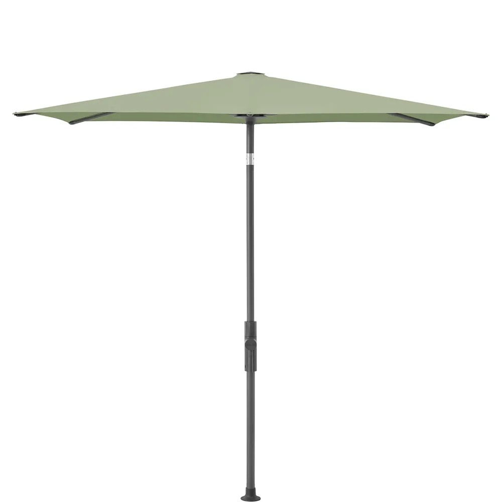 Glatz Twist parasol 250×200 cm anthracite Kat.5 579 Pistacchio