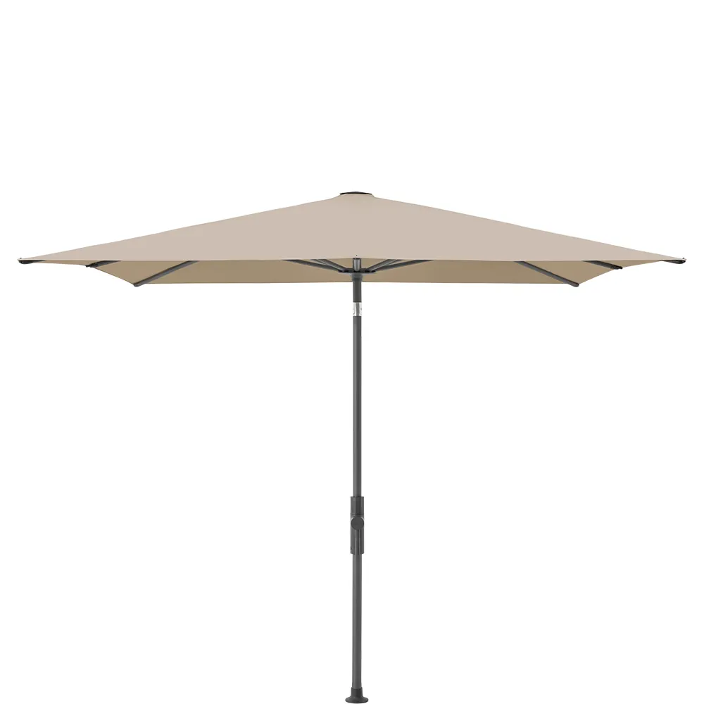 Glatz Twist parasol 240×240 cm anthracite Kat.5 803 Linen