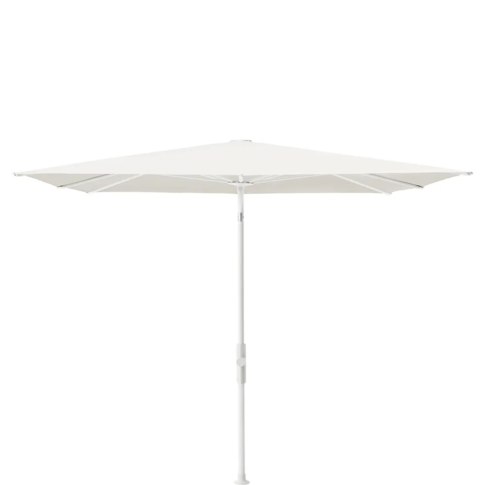 Glatz Twist parasol 240×240 cm matt white Kat.4 404 White