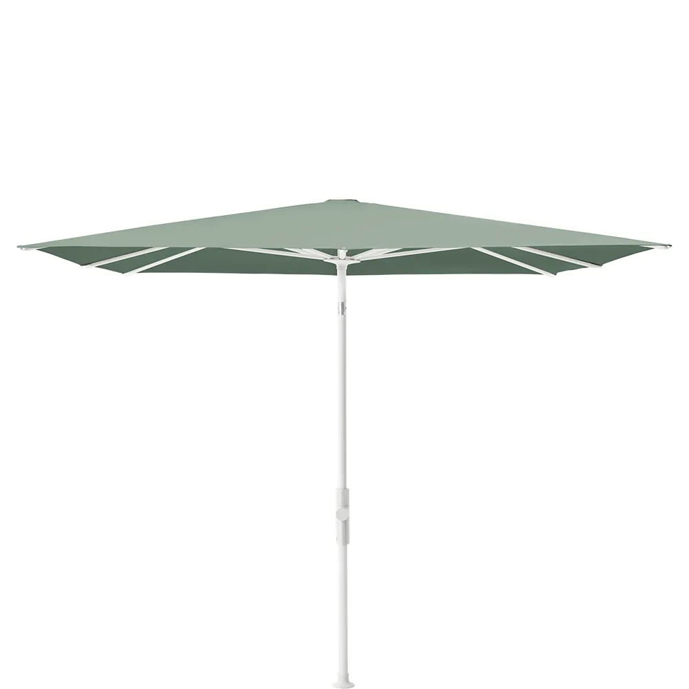 Glatz Twist parasol 240×240 cm matt white Kat.5 588 Olive