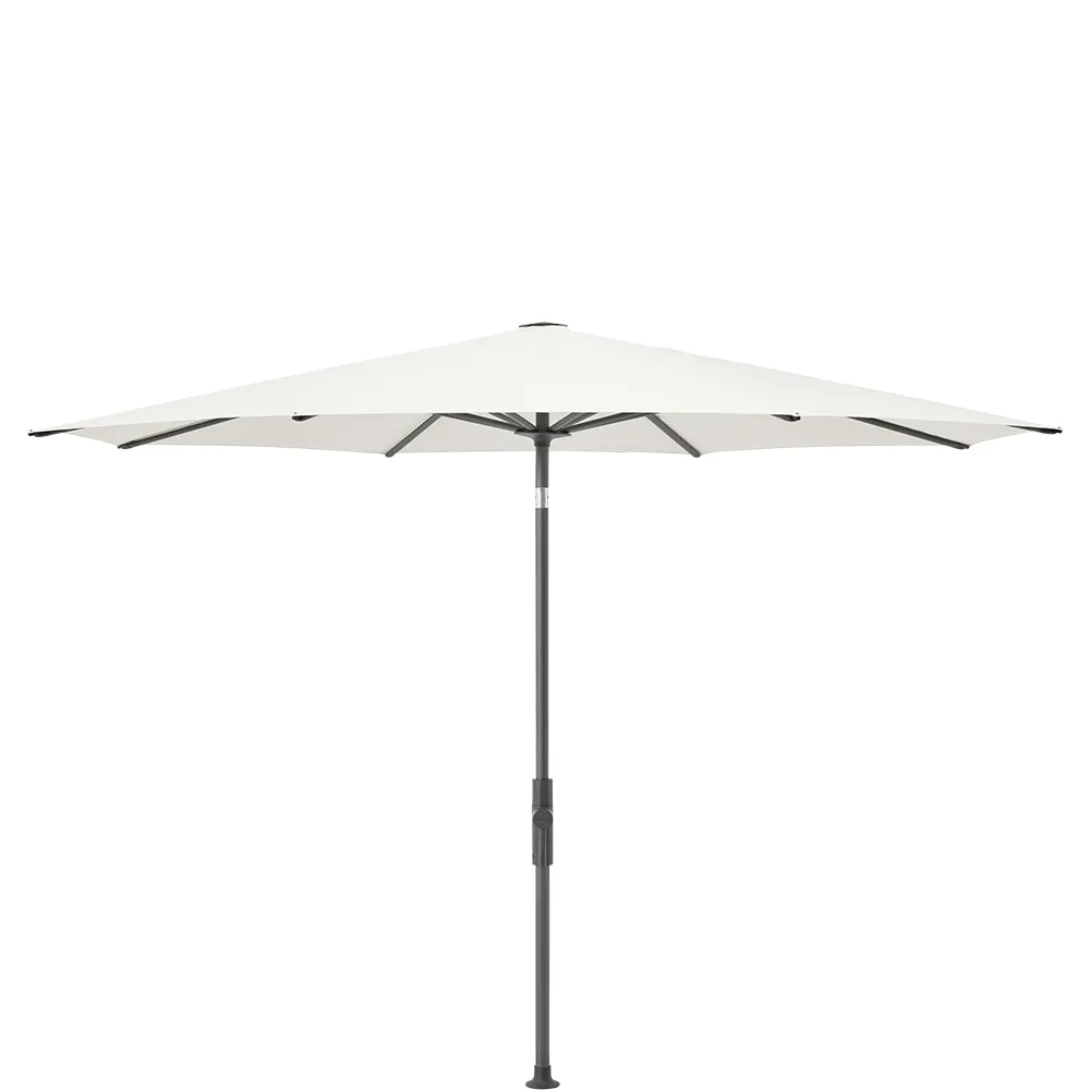 Glatz Twist parasol 330 cm anthracite Kat.4 404 White