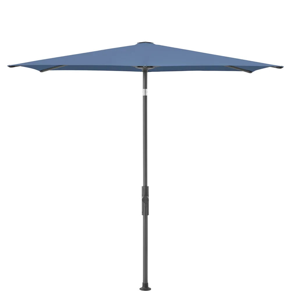 Glatz Twist parasol 210×150 cm anthracite Kat.4 418 Cobalt