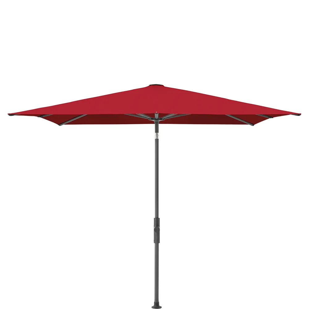 Glatz Twist parasol 240×240 cm anthracite Kat.5 646 Rubino