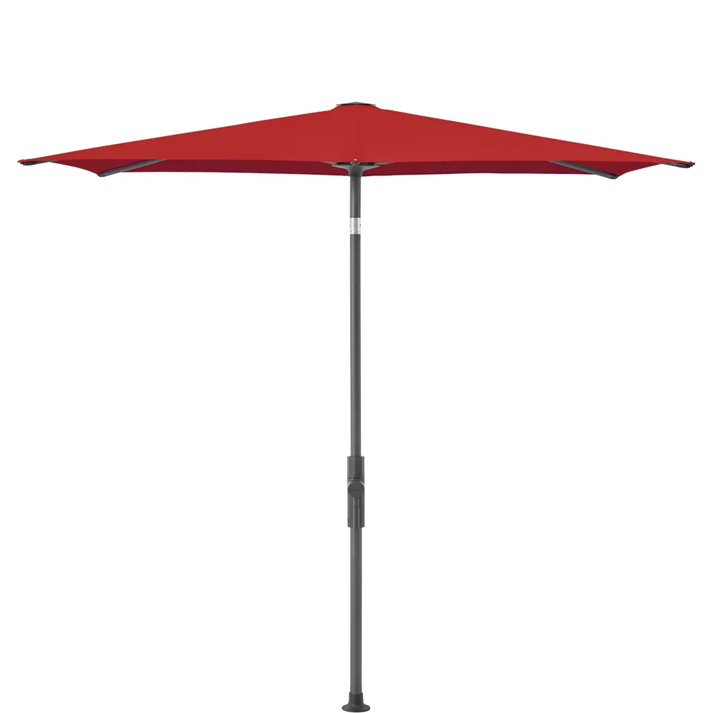 Glatz Twist parasol 250×200 cm anthracite Kat.4 403 Carmine