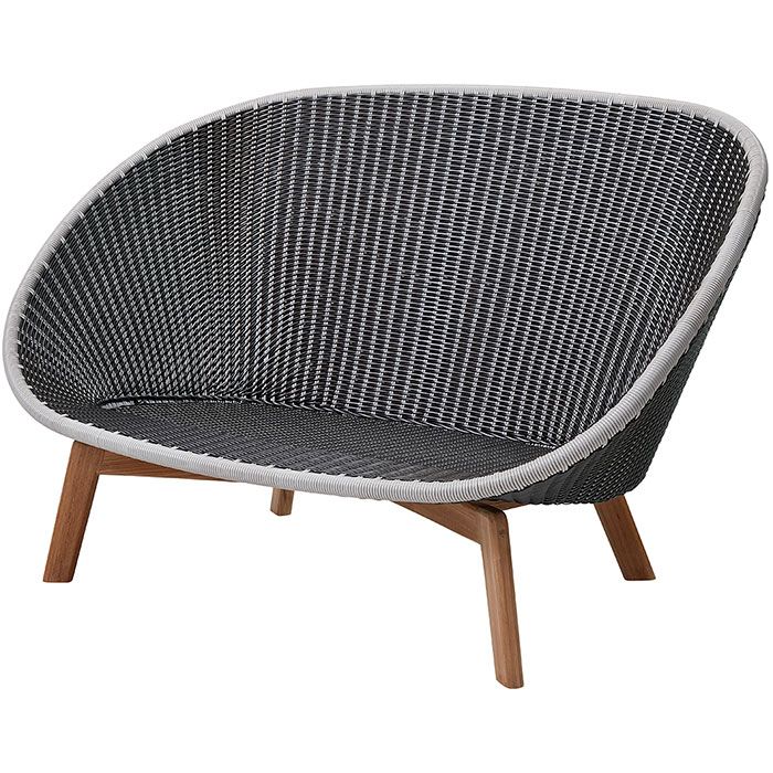 Cane-Line Peacock Sofa Lysegrå