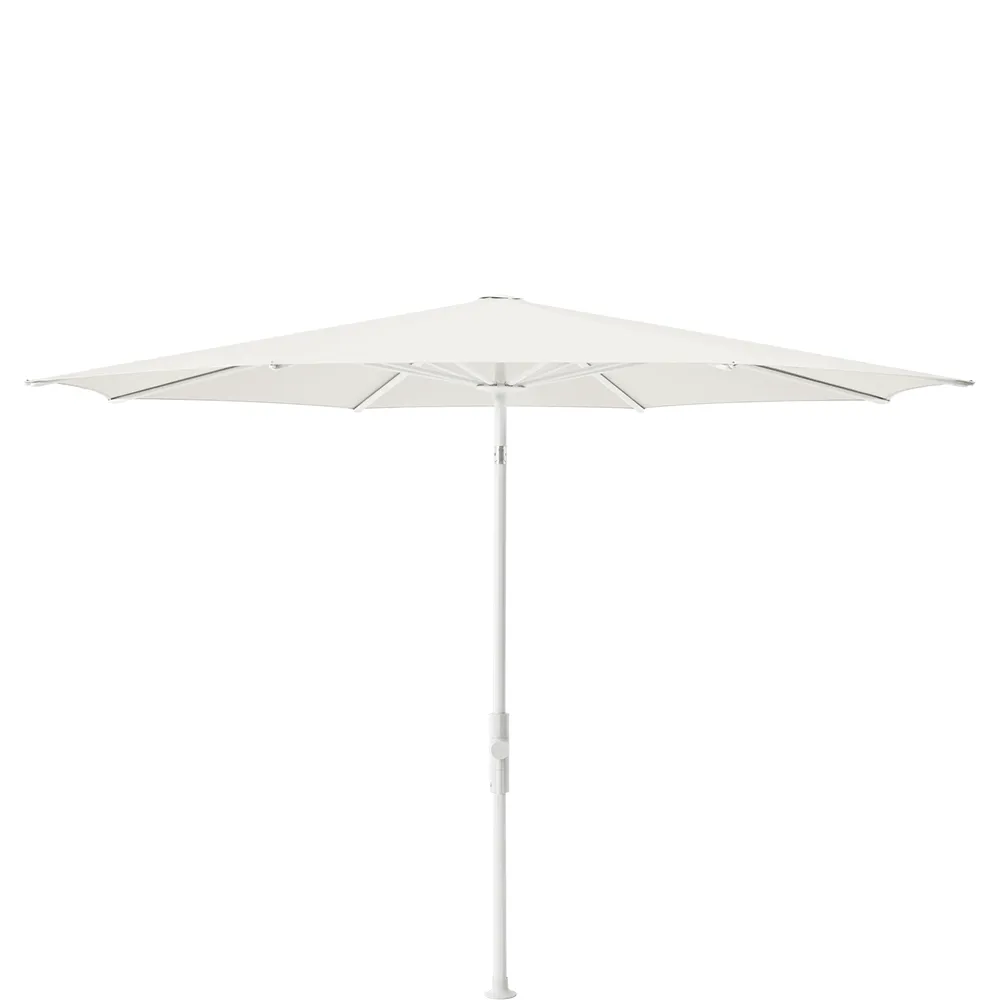 Glatz Twist 300 cm parasol matt white Kat.4 404 White