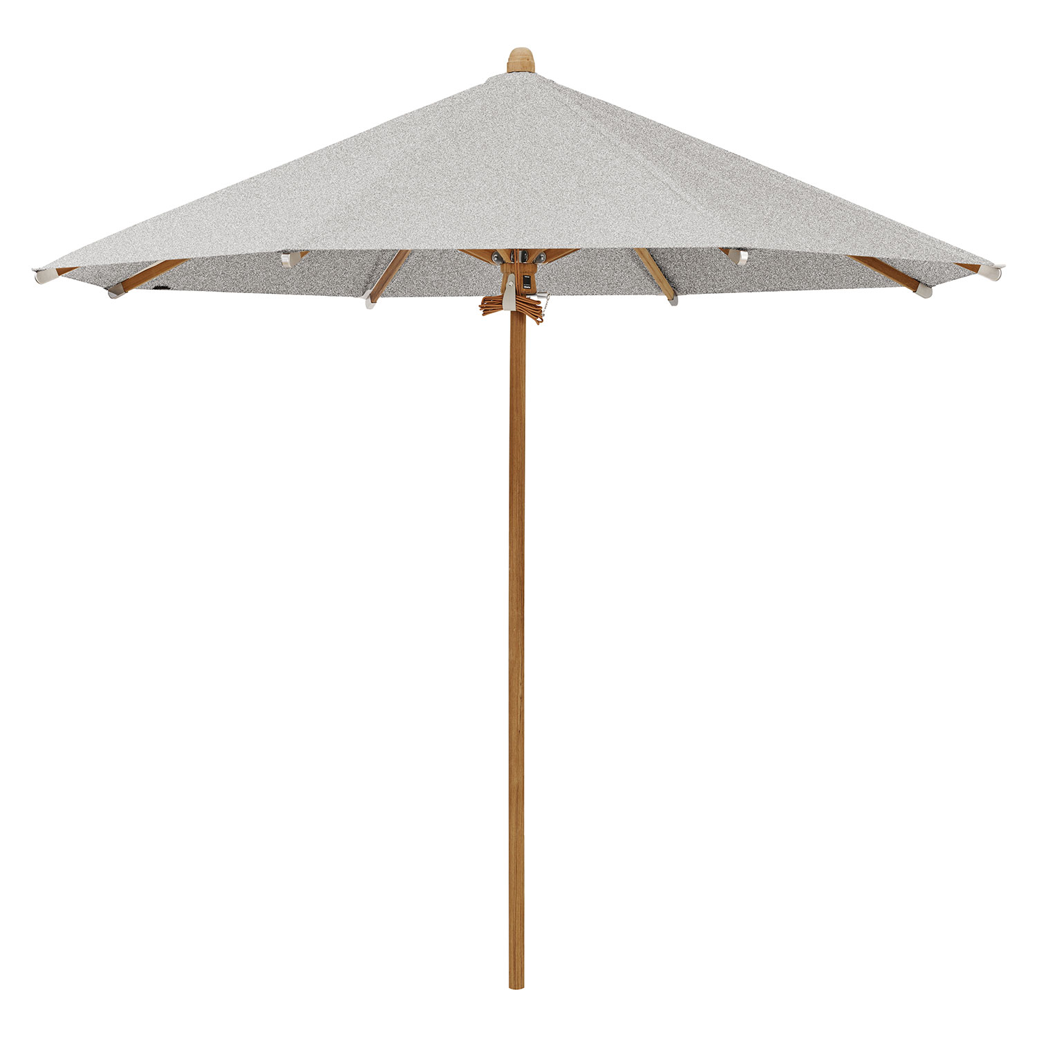 Glatz Teakwood Parasol 350 cm Kat.5 652 Silver Glatz