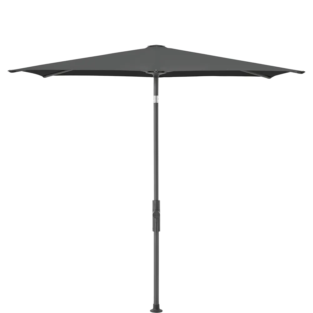 Glatz Twist parasol 210×150 cm anthracite Kat.5 669 Carbone