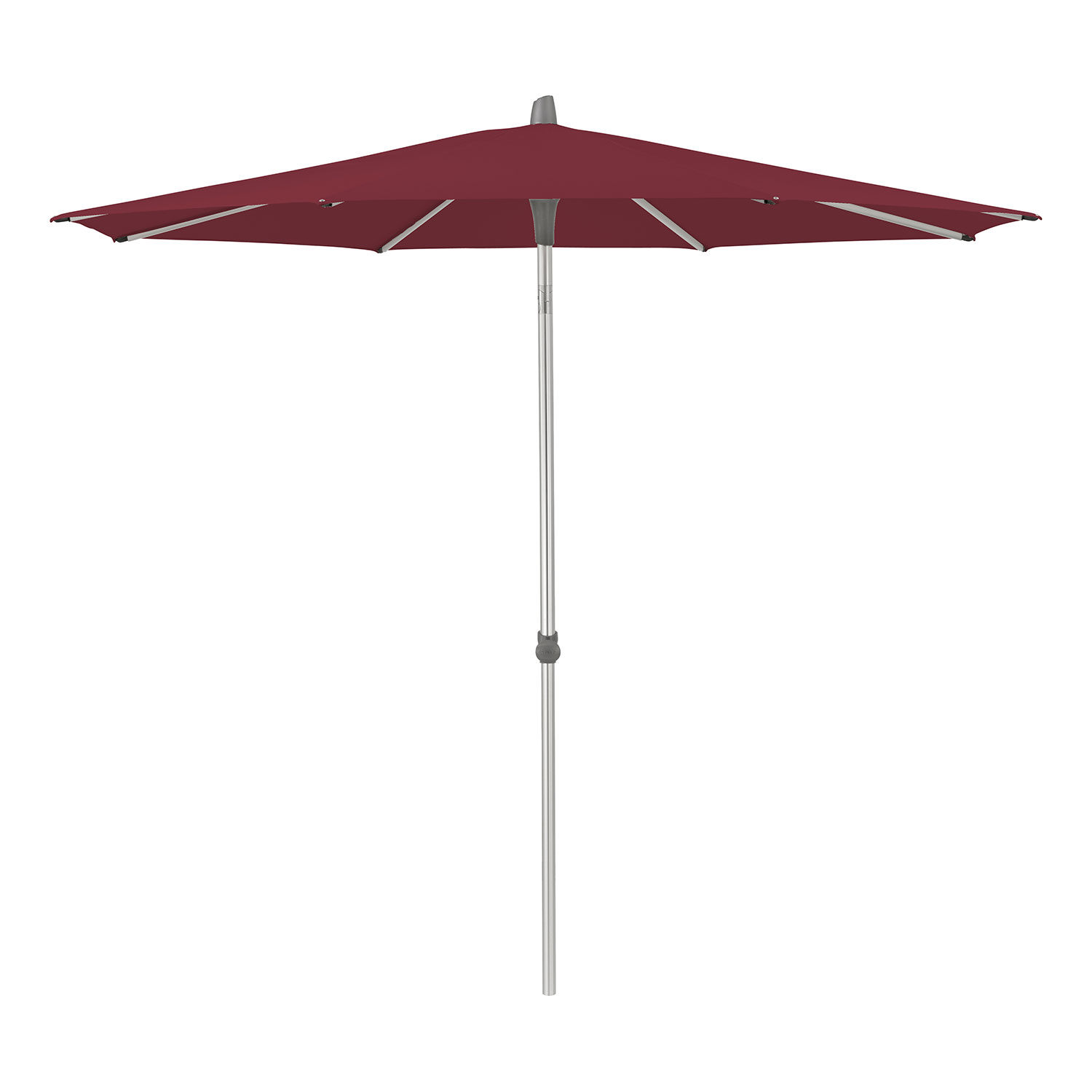 Glatz Alu-Smart Parasol 250 cm Kat.5 645 Burgundy Glatz