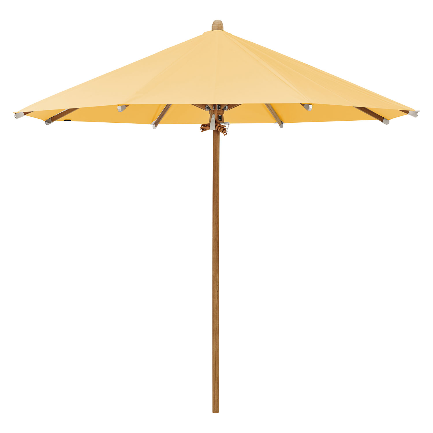 Glatz Teakwood Parasol 300 cm Kat.4 438 Straw Glatz