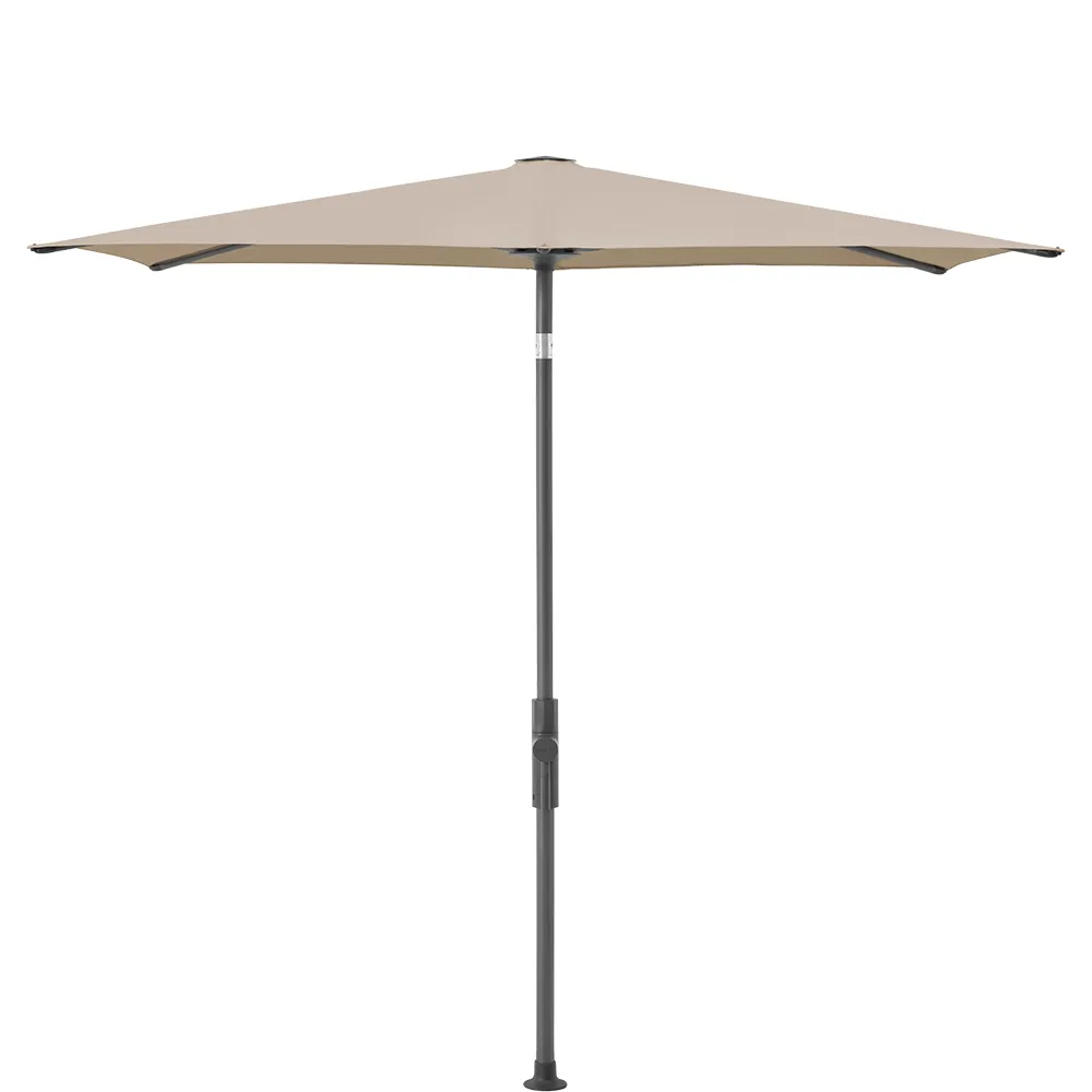 Glatz Twist parasol 250×200 cm anthracite Kat.5 803 Linen