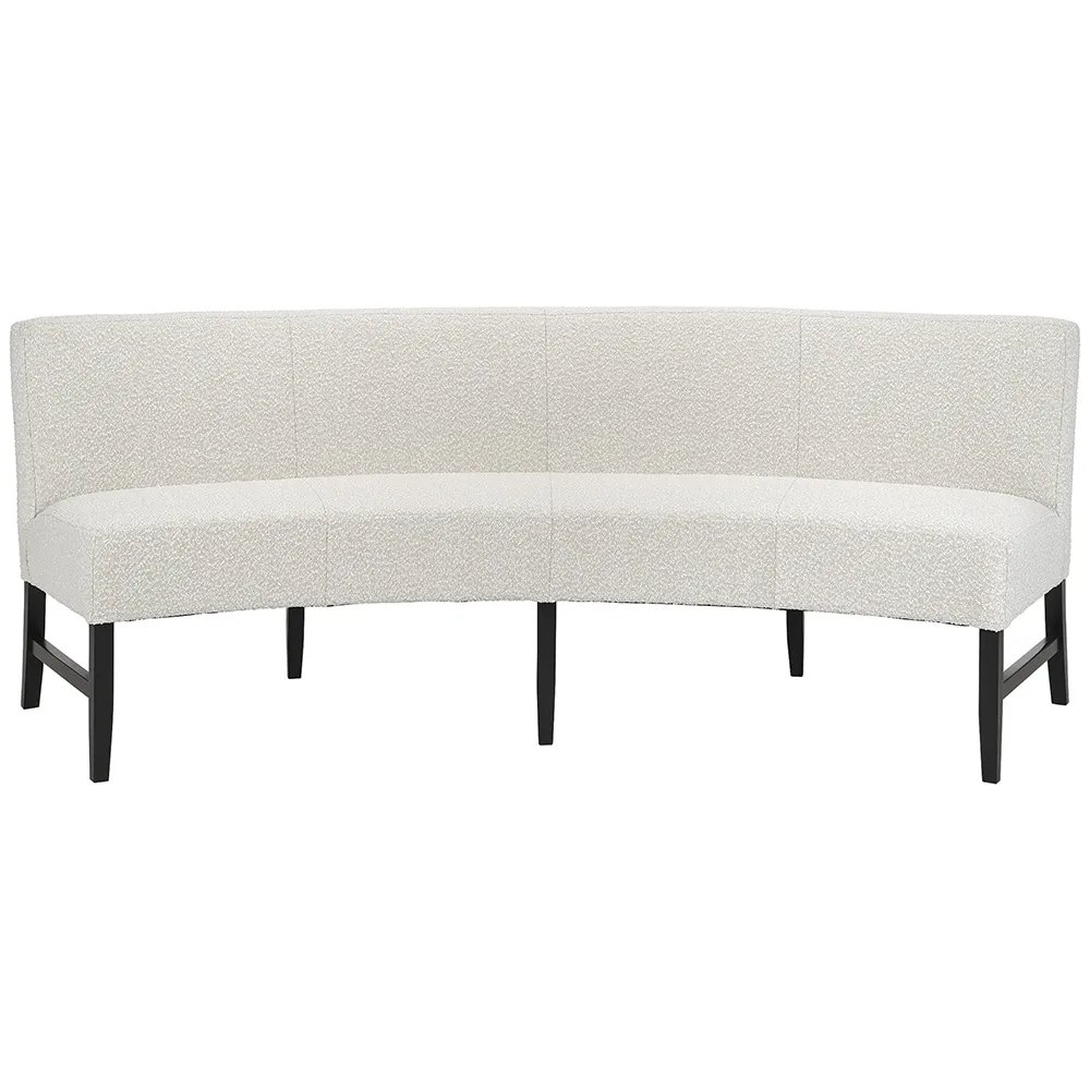 Artwood Giselle Dining sofa afrundet 280 cm Nobu bouclé creme